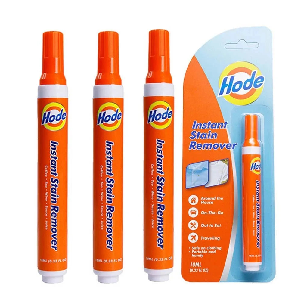 New 1/3pcs No-wash Portable Stain Remover Pen Portable Travel-Friendly Works on Food & Drink Stains Multipurpose Bleach Pen
