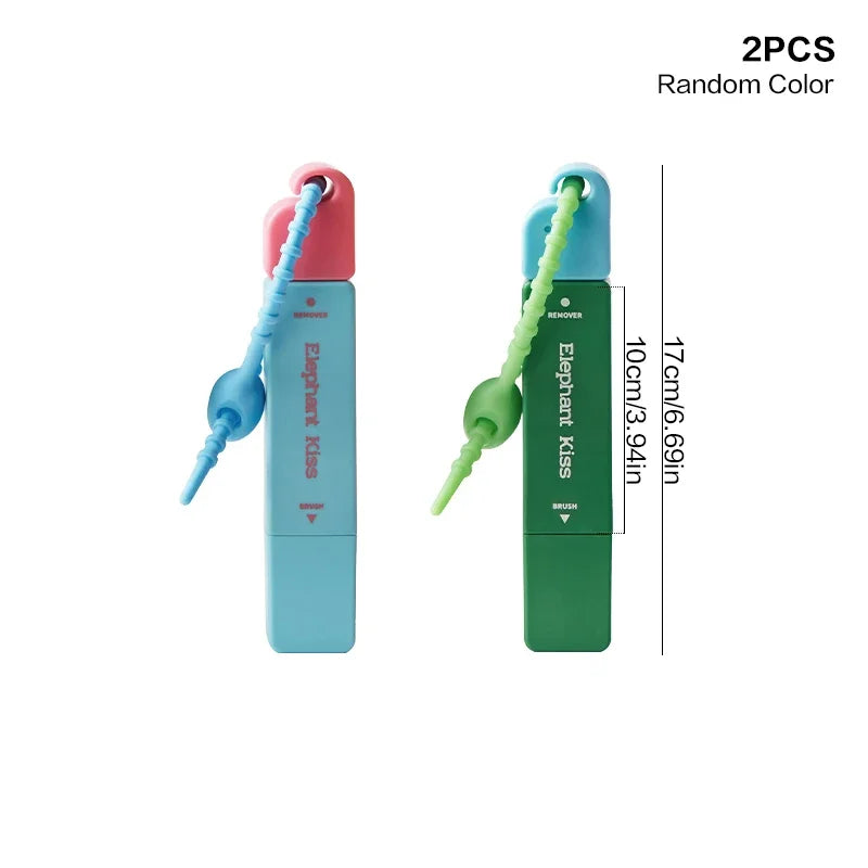 Portable Clothes Stain Remover Pen 3-Second Stain Remover Pen Double Head Stain Treater Bleach Pen Water Free Mini Cleaning Tool