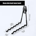Garage Storage Utility Hooks,Garage Garden Tool Organizer,Hanging Utility Wall Mount Hooks,Heavy Duty Tool Storage Organizer