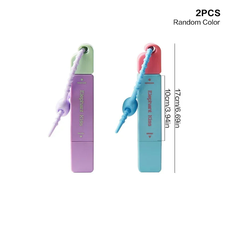 Portable Clothes Stain Remover Pen 3-Second Stain Remover Pen Double Head Stain Treater Bleach Pen Water Free Mini Cleaning Tool