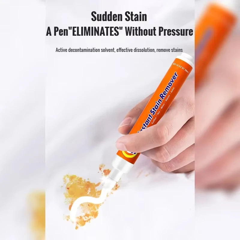New 1/3pcs No-wash Portable Stain Remover Pen Portable Travel-Friendly Works on Food & Drink Stains Multipurpose Bleach Pen